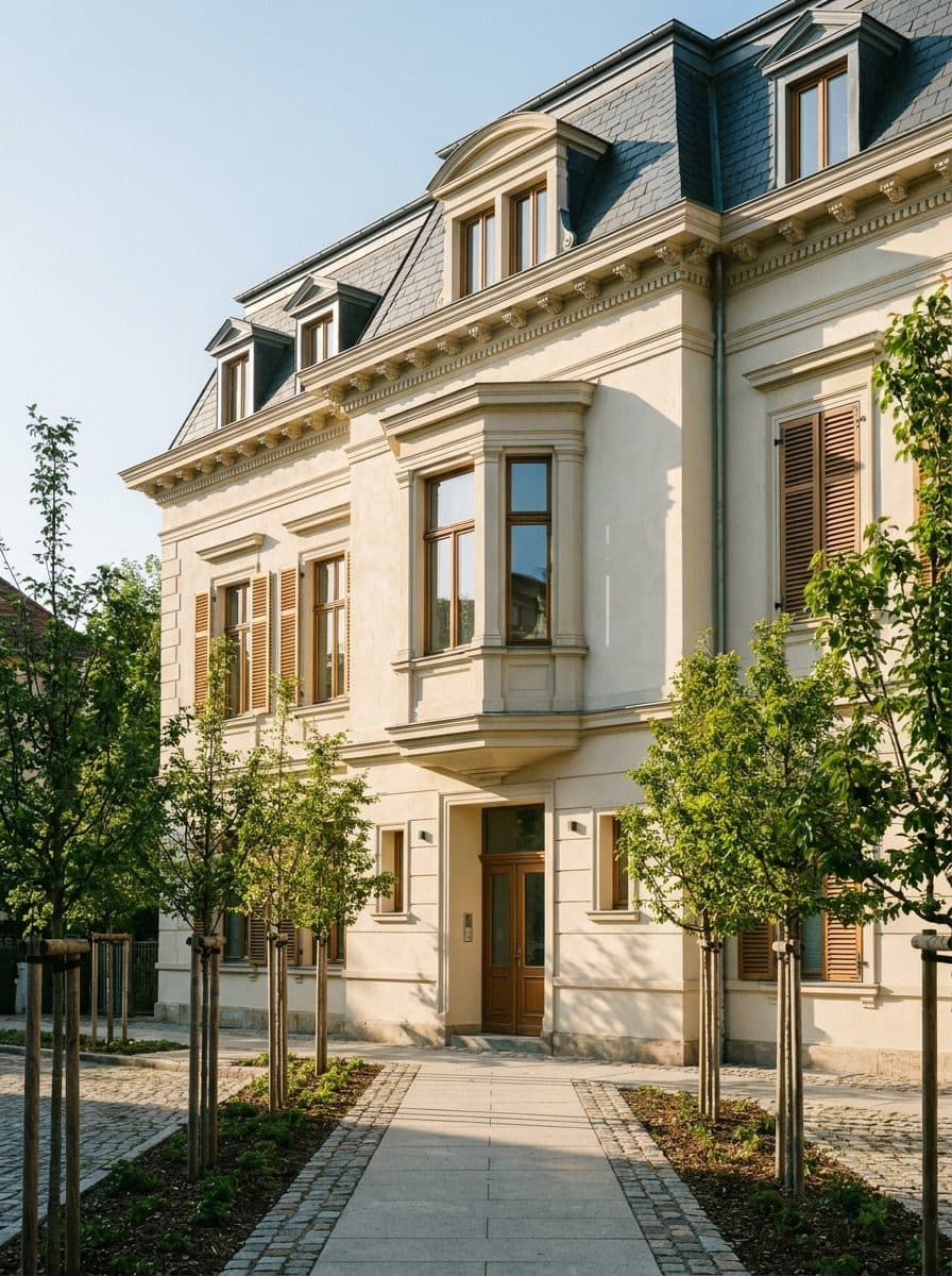 3-Zimmer-Eigentumswohnung, 68 m², Balkon zum Innenhof, Altbrück